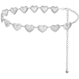 3732 Women's O-ring Chain Body Adjustable Waist (silver